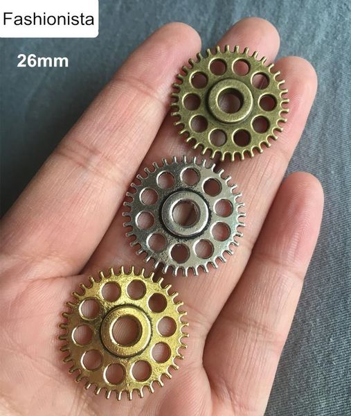 other 40 pcs large antique bronze/antique silver/antique goldcolor gear charms 26mm steampunk supplies metal cog charms jewel charm
other 40 pcs large antique bronze/antique silver/antique goldcolor gear charms 26mm steampunk supplies metal cog charms jewel charm