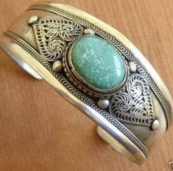 bangle sell new handcrafted ethnic carve dragon men's tibet silver turquoises cuff bracelet bangle, Black
bangle sell new handcrafted ethnic carve dragon men's tibet silver turquoises cuff bracelet bangle, Black