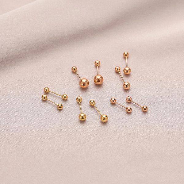 stud yunli real 18k gold screw stud earrings pure solid au750 doudou double gold ball for women fine jewelry gift ea010, Golden;silver
stud yunli real 18k gold screw stud earrings pure solid au750 doudou double gold ball for women fine jewelry gift ea010, Golden;silver