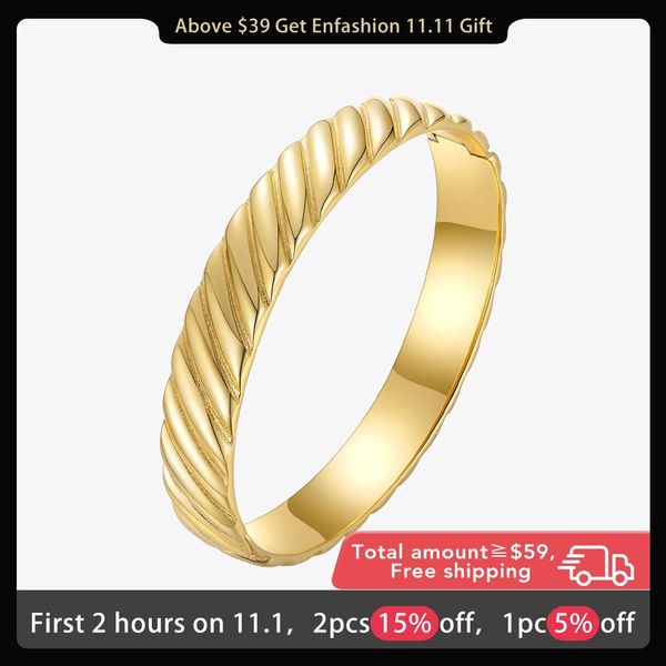 bangle enfashion royal striped bracelet for women gold color bangles 2021 stainless steel fashion jewelry friends gifts pulseras b2235, Black
bangle enfashion royal striped bracelet for women gold color bangles 2021 stainless steel fashion jewelry friends gifts pulseras b2235, Black