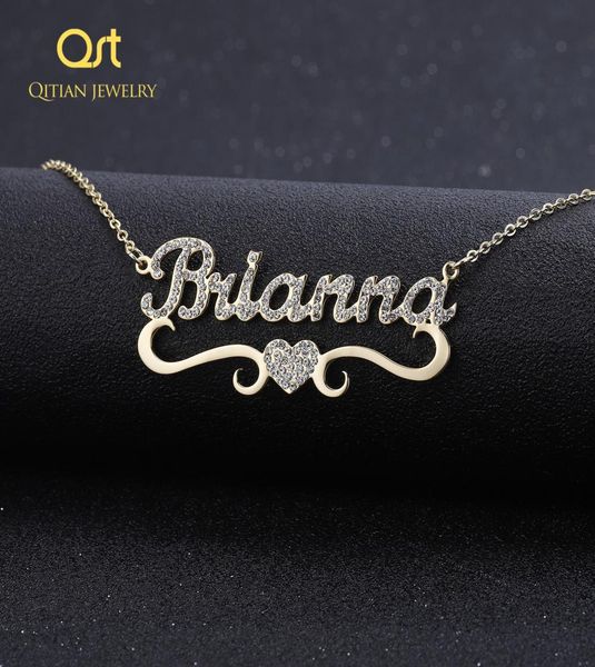 heart with personalized name necklace pendants for women bling jewelry iced out initial choker custom bling initial necklace y209537926, Silver
heart with personalized name necklace pendants for women bling jewelry iced out initial choker custom bling initial necklace y209537926, Silver