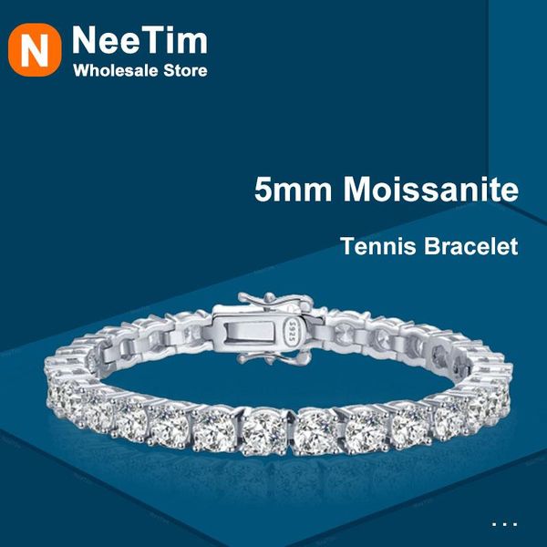 bangle neetim 5mm moissanite bracelet sparkling full diamond 925 sterling silver wedding engagement party jewelry bracelets for women, Black
bangle neetim 5mm moissanite bracelet sparkling full diamond 925 sterling silver wedding engagement party jewelry bracelets for women, Black