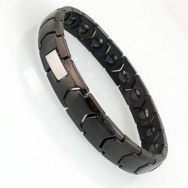 bangle healthy pain relief therapy magnetic men's wristband shiny black/white ceramic bracelets man male armband jewelry gifts for him
bangle healthy pain relief therapy magnetic men's wristband shiny black/white ceramic bracelets man male armband jewelry gifts for him