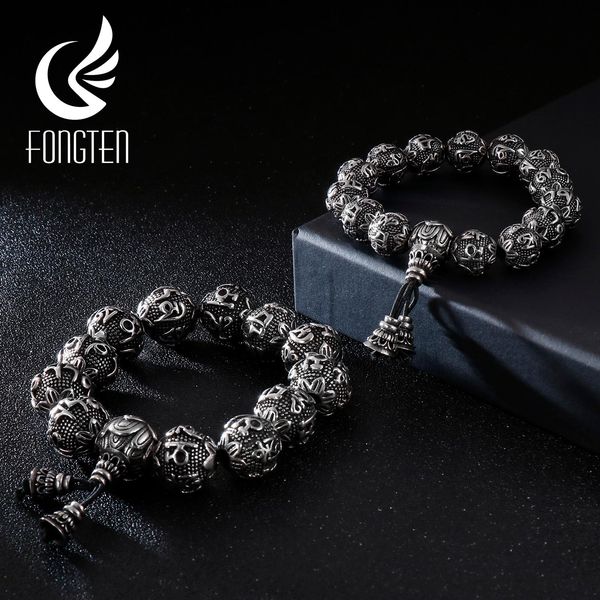 bangle fongten retro beads bracelet men stainless steel black blessing charm friendship men's bracelets bangle accessories jewelry
bangle fongten retro beads bracelet men stainless steel black blessing charm friendship men's bracelets bangle accessories jewelry