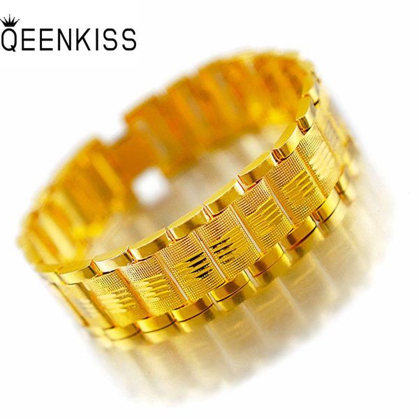 bangle qeenkiss bt5129 fine jewelry wholesale fashion man boy father birthday wedding gift wide 18mm 24kt gold watch chain bracelet, Black
bangle qeenkiss bt5129 fine jewelry wholesale fashion man boy father birthday wedding gift wide 18mm 24kt gold watch chain bracelet, Black