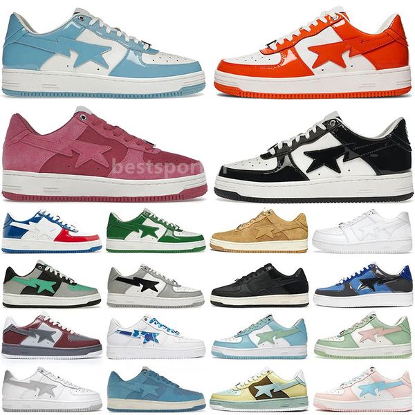2023 bapesta sta low men women casual shoes designer nigo bathing apes mens sneaker grey black patent leather green white abc camo blue pink
2023 bapesta sta low men women casual shoes designer nigo bathing apes mens sneaker grey black patent leather green white abc camo blue pink