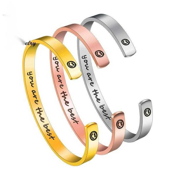 korean fashion c-shaped open bracelet stainless steel you are the english letter, Black
korean fashion c-shaped open bracelet stainless steel you are the english letter, Black