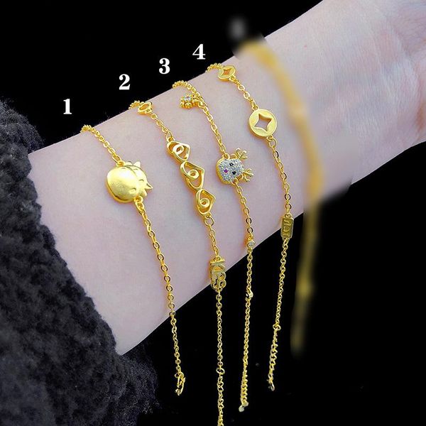 bangle fine jewelry real 18k gold twisted chain bracelet solid 999 rope chain wedding gift for women, Black
bangle fine jewelry real 18k gold twisted chain bracelet solid 999 rope chain wedding gift for women, Black