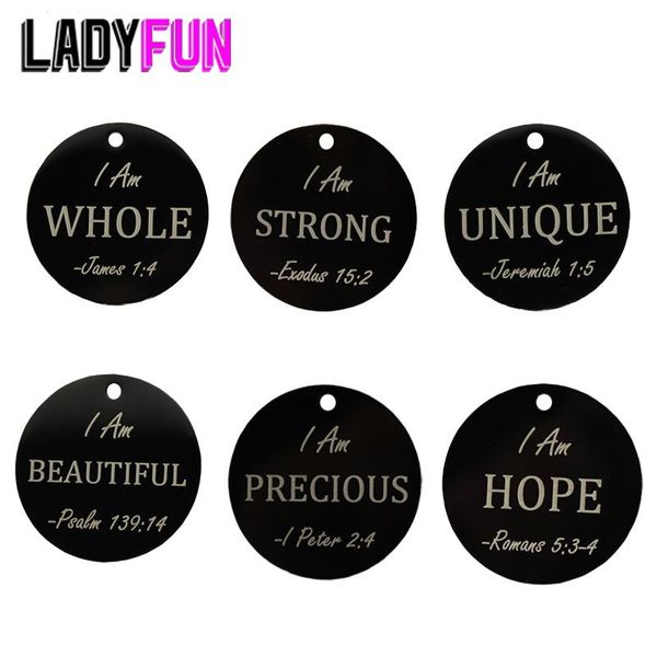 other ladyfun customizable stainless steel charm i am scripture charm bible verse bracelet pendant design
other ladyfun customizable stainless steel charm i am scripture charm bible verse bracelet pendant design