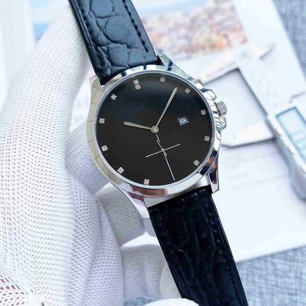aaa man designer watch automatic quartz watches 40mm leather watch band fashion style classic wristwatches, Slivery;black
aaa man designer watch automatic quartz watches 40mm leather watch band fashion style classic wristwatches, Slivery;black