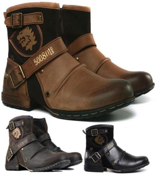 workwear boots men pu stitching ankle round toe flat square heel casual fashion retro metal buckle side zipper martin boots hm2711380916, Black
workwear boots men pu stitching ankle round toe flat square heel casual fashion retro metal buckle side zipper martin boots hm2711380916, Black