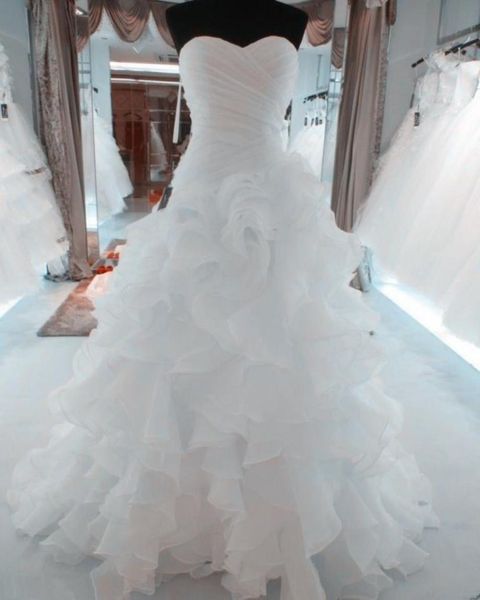 real pos gorgeous aline ruffles sweetheart strapless crystal wedding dresses bridal gown beautiful stunning bridal dresses3425678, White
real pos gorgeous aline ruffles sweetheart strapless crystal wedding dresses bridal gown beautiful stunning bridal dresses3425678, White