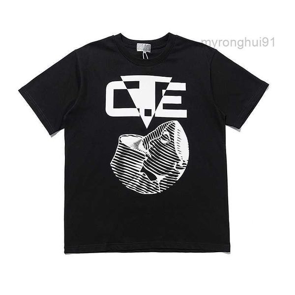 spring/summer new c.e head cover stripe pattern round neck pullover short sleeve ovd4, White;black
spring/summer new c.e head cover stripe pattern round neck pullover short sleeve ovd4, White;black