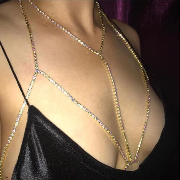 erotic shiny bikini heart bra chain rhinestone underwear body chain rhinestone stage nightclub performance clothes 1192, Silver
erotic shiny bikini heart bra chain rhinestone underwear body chain rhinestone stage nightclub performance clothes 1192, Silver
