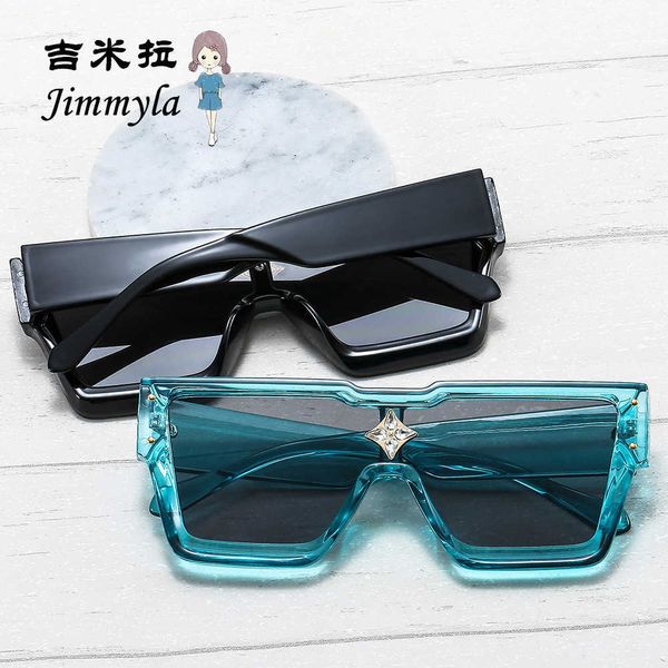 new personalized diamond inlaid conjoined fashionable men's and women's versatile box sunglasses pc glasses, White;black
new personalized diamond inlaid conjoined fashionable men's and women's versatile box sunglasses pc glasses, White;black