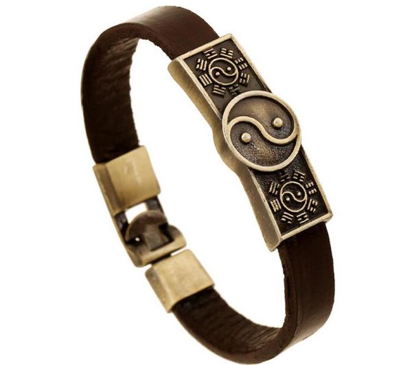 fashion national wind 100 cowhide bracelet boyman retro alloy tai chi ba yin yin and yang leather bracelet 12pcslot drop shipp3647716, White
fashion national wind 100 cowhide bracelet boyman retro alloy tai chi ba yin yin and yang leather bracelet 12pcslot drop shipp3647716, White