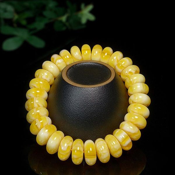 bangle natural amber stone balinese beeswax bracelet amber bracelet cake chicken oil gold beads wheel abacus beads exotic ornaments, Black
bangle natural amber stone balinese beeswax bracelet amber bracelet cake chicken oil gold beads wheel abacus beads exotic ornaments, Black