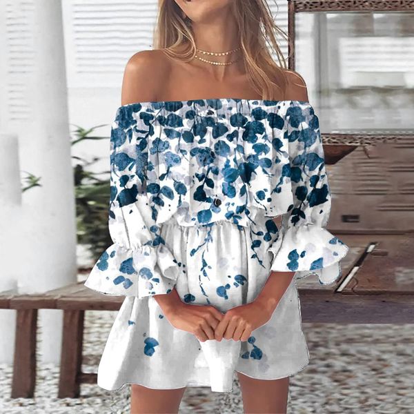 basic casual dresses floral print women dress elegant off shoulder ruffles slash neck elastic waist mini dress ladies flare sleeve party dre, Black;gray
basic casual dresses floral print women dress elegant off shoulder ruffles slash neck elastic waist mini dress ladies flare sleeve party dre, Black;gray