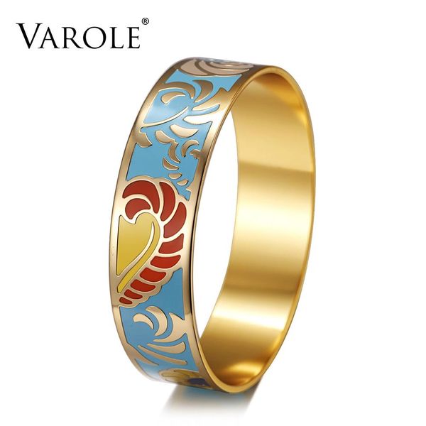 bangle varole 18mm wide flower personality design enamel bracelets bangles for women jewelry bangle bracelet female pulseiras, Black
bangle varole 18mm wide flower personality design enamel bracelets bangles for women jewelry bangle bracelet female pulseiras, Black