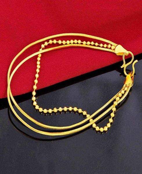 vietnam sand gold jewelry brass goldplated threeline beads women039s bracelets couples charm for women gift jewellery8546278, Black
vietnam sand gold jewelry brass goldplated threeline beads women039s bracelets couples charm for women gift jewellery8546278, Black