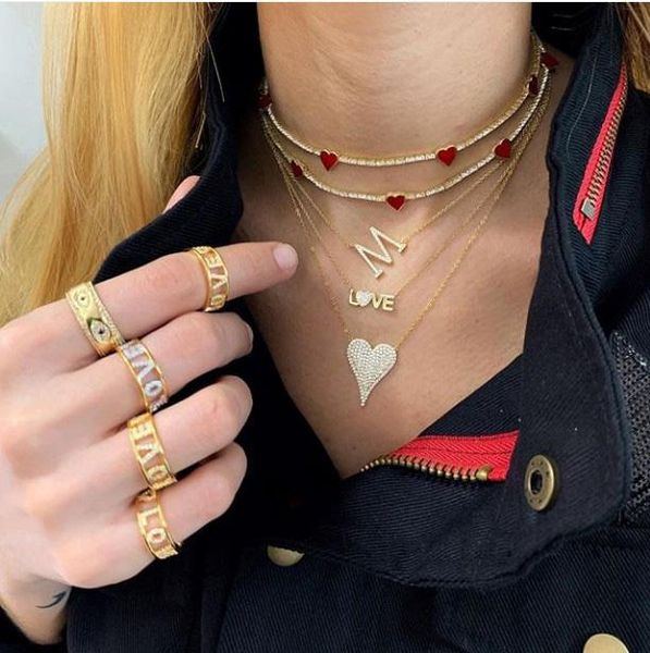 necklaces valentine's lover girlfriend gift red black white enamel lovely heart charm cz tennis chain choker fashion trendy necklace wo, Silver
necklaces valentine's lover girlfriend gift red black white enamel lovely heart charm cz tennis chain choker fashion trendy necklace wo, Silver