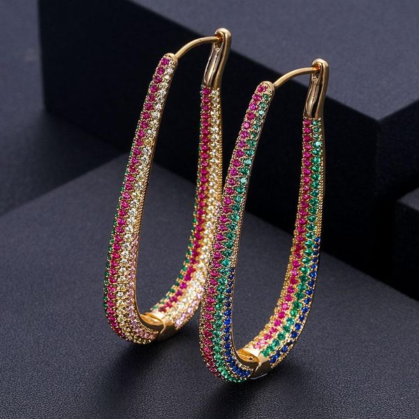 huggie janeklly trendy geometric aretes aros hoop earrings for women accessories cubic zirconia earrings jewelry pendientes mujer moda, Golden;silver
huggie janeklly trendy geometric aretes aros hoop earrings for women accessories cubic zirconia earrings jewelry pendientes mujer moda, Golden;silver