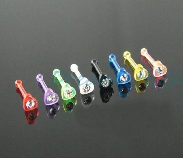 new arrival uv acrylic heart nose studs nose piercing nose rings fashion body jewelry promotional4192487, Silver
new arrival uv acrylic heart nose studs nose piercing nose rings fashion body jewelry promotional4192487, Silver