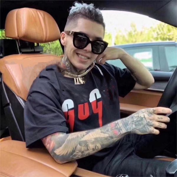 men's t-shirts designer cotton round neck printing quick drying anti wrinkle men spring summer high loose clothing, White;black
men's t-shirts designer cotton round neck printing quick drying anti wrinkle men spring summer high loose clothing, White;black