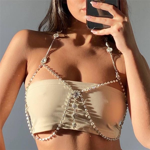 erotic shiny bikini heart bra chain rhinestone underwear body chain rhinestone stage nightclub performance clothes 1191a, Silver
erotic shiny bikini heart bra chain rhinestone underwear body chain rhinestone stage nightclub performance clothes 1191a, Silver