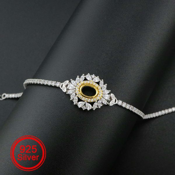 polish 1pcs 5x7mm oval prong bezel bracelet settings luxury gold plated solid 925 sterling silver tray for gemstone 6''+1.6'&, Blue
polish 1pcs 5x7mm oval prong bezel bracelet settings luxury gold plated solid 925 sterling silver tray for gemstone 6''+1.6'&, Blue