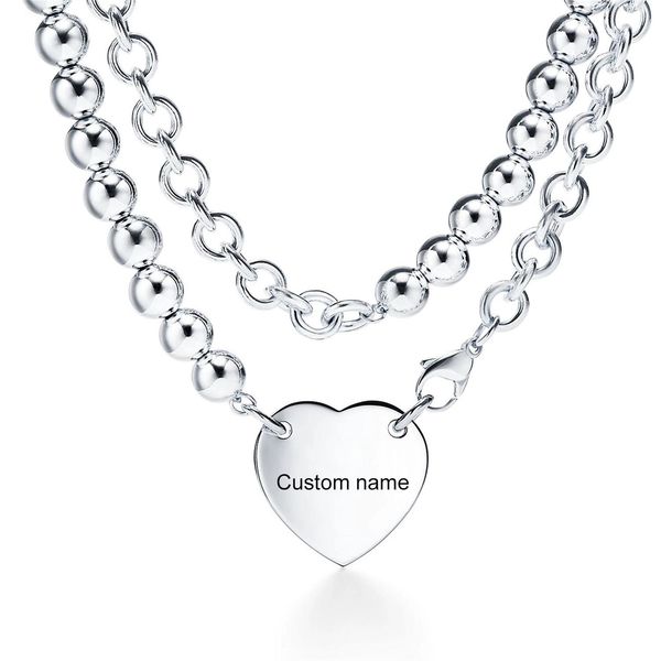 necklaces custom heart tag wrap necklace personalized engraving name pendant stainless steel 18k gold plated nameplate jewelry gift, Silver
necklaces custom heart tag wrap necklace personalized engraving name pendant stainless steel 18k gold plated nameplate jewelry gift, Silver