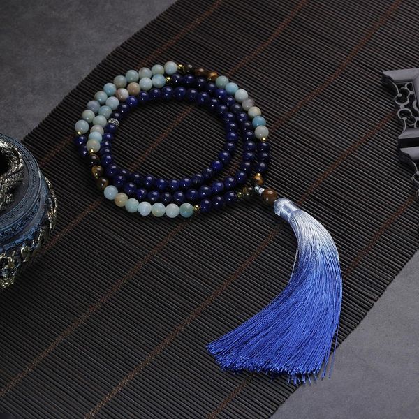 necklaces women's and men's necklace japamala 108 healing and meditation 8mm blue cotton necklace with tassel dropshipping necklac, Silver
necklaces women's and men's necklace japamala 108 healing and meditation 8mm blue cotton necklace with tassel dropshipping necklac, Silver