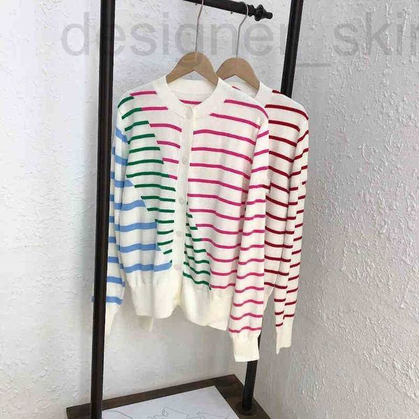 women's knits & tees designer spring new stripe color mating letter round neck wool knitted loose swter cardigan jacket women eq0z, White
women's knits & tees designer spring new stripe color mating letter round neck wool knitted loose swter cardigan jacket women eq0z, White