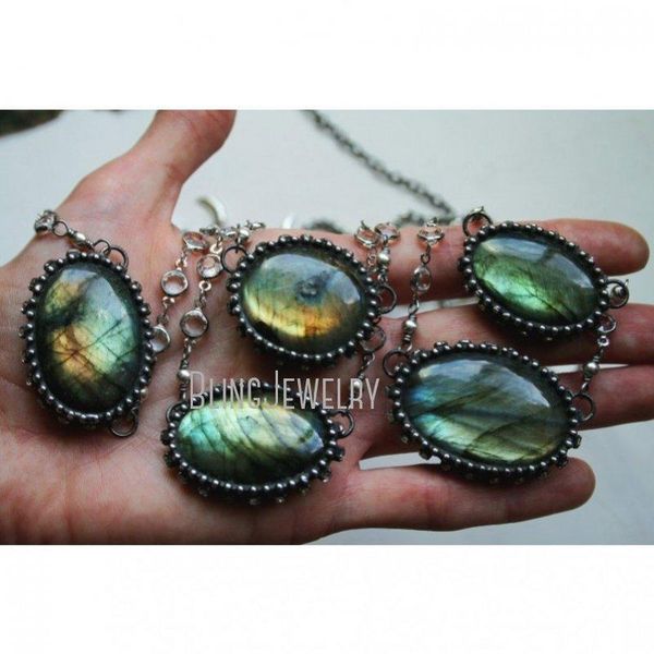 necklaces nm42368 rainbow labradorite tumbled gemstone rhinestone necklace labradorite spectrolite talisman medallion necklace halloween, Silver
necklaces nm42368 rainbow labradorite tumbled gemstone rhinestone necklace labradorite spectrolite talisman medallion necklace halloween, Silver
