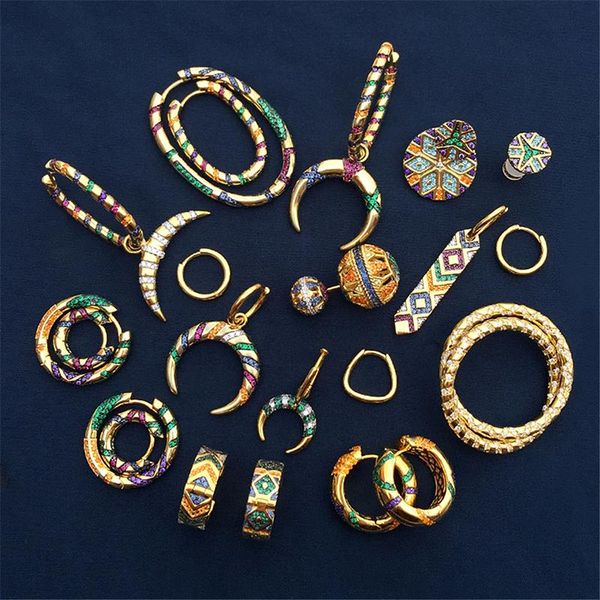 stud s925 sterling silver gold earrings tribal style female bohemian style earrings luxury banquet party fashion monaco jewelry, Golden;silver
stud s925 sterling silver gold earrings tribal style female bohemian style earrings luxury banquet party fashion monaco jewelry, Golden;silver