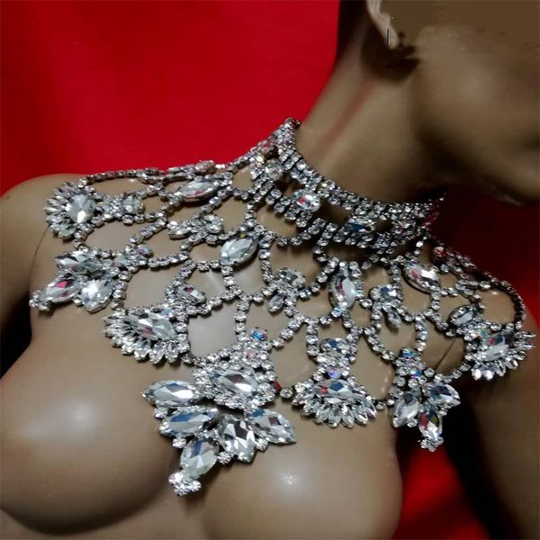 necklaces bohemian multilayer rhinestone water drop pendant choker necklace collar jewelry for girl luxury crystal clavicle chain necklace, Silver
necklaces bohemian multilayer rhinestone water drop pendant choker necklace collar jewelry for girl luxury crystal clavicle chain necklace, Silver