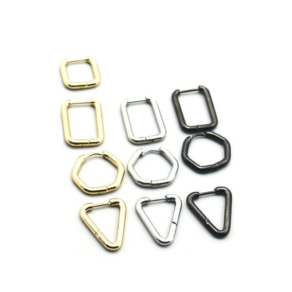 huggie mens hoop earrings square triangle huggie stainless steel ear stud punk rock steel black gold color 60pcs, Golden;silver
huggie mens hoop earrings square triangle huggie stainless steel ear stud punk rock steel black gold color 60pcs, Golden;silver