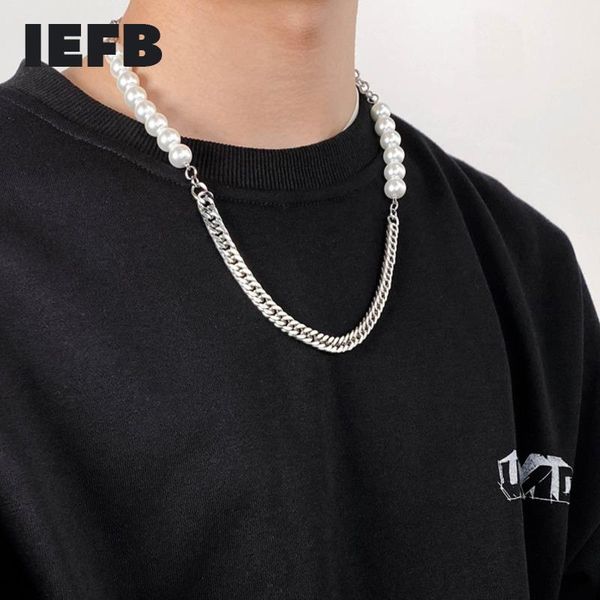 necklaces iefb mens's accessories pearl stitching hip hop necklace simple high street cool fashion clavicle chain 9y5548, Silver
necklaces iefb mens's accessories pearl stitching hip hop necklace simple high street cool fashion clavicle chain 9y5548, Silver