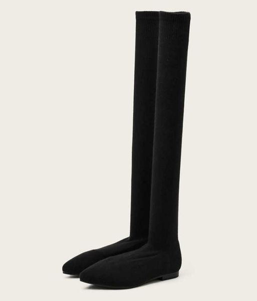 boots size 3440 fashion slim leg thigh high sock boots women black stretch fabric pointed toe flat heels over the knee slip on sh4246576
boots size 3440 fashion slim leg thigh high sock boots women black stretch fabric pointed toe flat heels over the knee slip on sh4246576