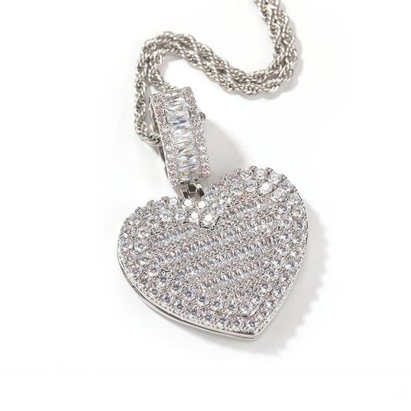necklaces hip hop iced out heart locket couple necklace custom p memorial pendant micro paved full cz gold diamond jewelry necklaces, Silver
necklaces hip hop iced out heart locket couple necklace custom p memorial pendant micro paved full cz gold diamond jewelry necklaces, Silver