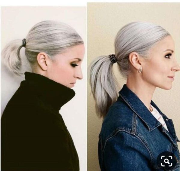fashion grey human hair weave ponytail hair piece straight wavy wraps clip in gray afro hairpiece 100g 120g6036970, Black
fashion grey human hair weave ponytail hair piece straight wavy wraps clip in gray afro hairpiece 100g 120g6036970, Black