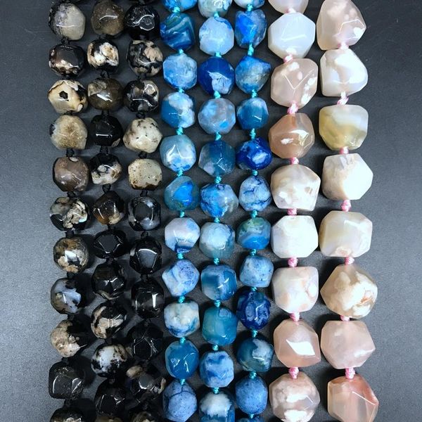 crystal 15.5"strand natural sakura agates faceted nugget loose beads black/blue/pink cherry flower stone pendant necklace jewelry makin
crystal 15.5"strand natural sakura agates faceted nugget loose beads black/blue/pink cherry flower stone pendant necklace jewelry makin