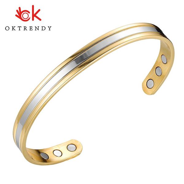 bangle oktrendy copper bracelets bangle for women energy magnet 3000 gauss magnets japanese magnetic cuff bracelet armband jewelry 2020, Black
bangle oktrendy copper bracelets bangle for women energy magnet 3000 gauss magnets japanese magnetic cuff bracelet armband jewelry 2020, Black