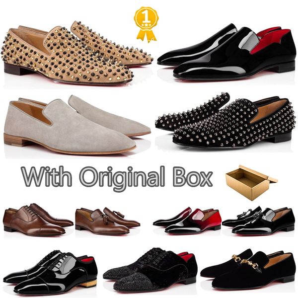 with box 2023 designer shoes sneakers mens women cut low genuine leather splike loafers vintage luxury casual bottom shoe 39-47, Black
with box 2023 designer shoes sneakers mens women cut low genuine leather splike loafers vintage luxury casual bottom shoe 39-47, Black