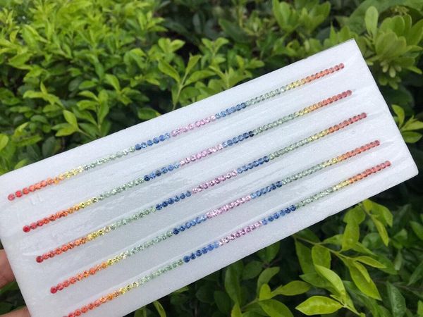anklets pirmiana round 3mm natural colors sapphire rainbow gemstones about 8.56ct/line for jewelry making diyjewelry, Red;blue
anklets pirmiana round 3mm natural colors sapphire rainbow gemstones about 8.56ct/line for jewelry making diyjewelry, Red;blue