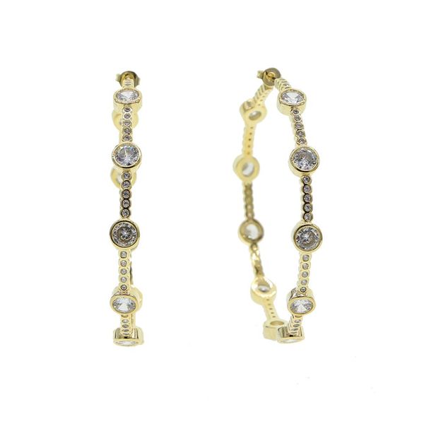 huggie shiny round zirconia 60mm big hoop earrings for women round circle aros aretes round hoop earrings jewelry for gift female, Golden;silver
huggie shiny round zirconia 60mm big hoop earrings for women round circle aros aretes round hoop earrings jewelry for gift female, Golden;silver