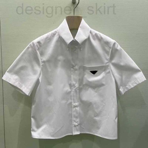 women's blouses & shirts designer 2023 summer new simple pocket short white shirt casual versatile qrkg
women's blouses & shirts designer 2023 summer new simple pocket short white shirt casual versatile qrkg