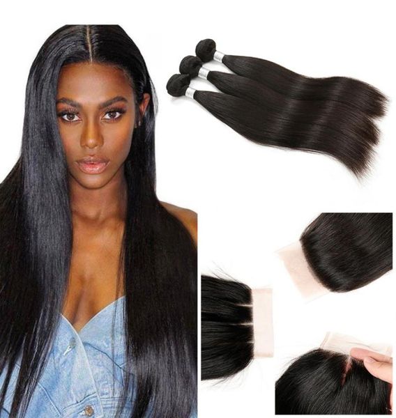 straight virgin hair 3 bundles with 44 lace closure 9a brazilian human hair weave bundles with silk base closure middlethre1864055, Black
straight virgin hair 3 bundles with 44 lace closure 9a brazilian human hair weave bundles with silk base closure middlethre1864055, Black