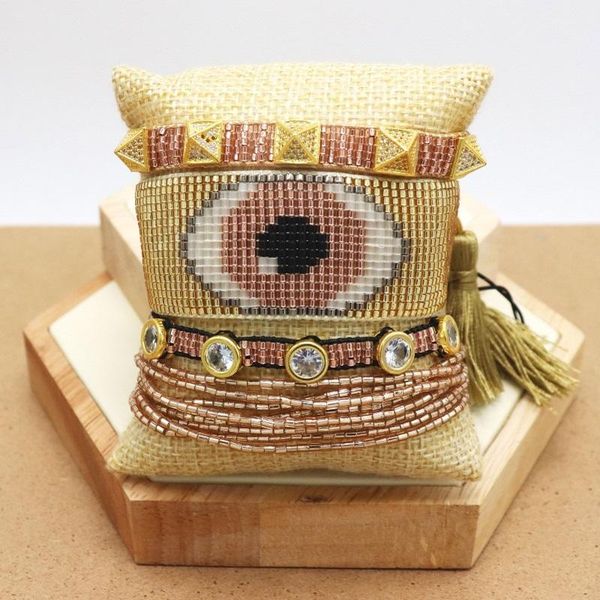 bangle zhongvi miyuki evil eye bracelet rose gold lucky jewellery men rivet jewelry 2021 fashion tassel boho friends crystal bracelets, Black
bangle zhongvi miyuki evil eye bracelet rose gold lucky jewellery men rivet jewelry 2021 fashion tassel boho friends crystal bracelets, Black