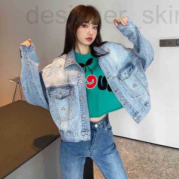 women's jackets designer suer autumn new letter stickers full of hand sewn drill fler emroidery shoulder drop short denim jacket 01ro, Black;brown
women's jackets designer suer autumn new letter stickers full of hand sewn drill fler emroidery shoulder drop short denim jacket 01ro, Black;brown